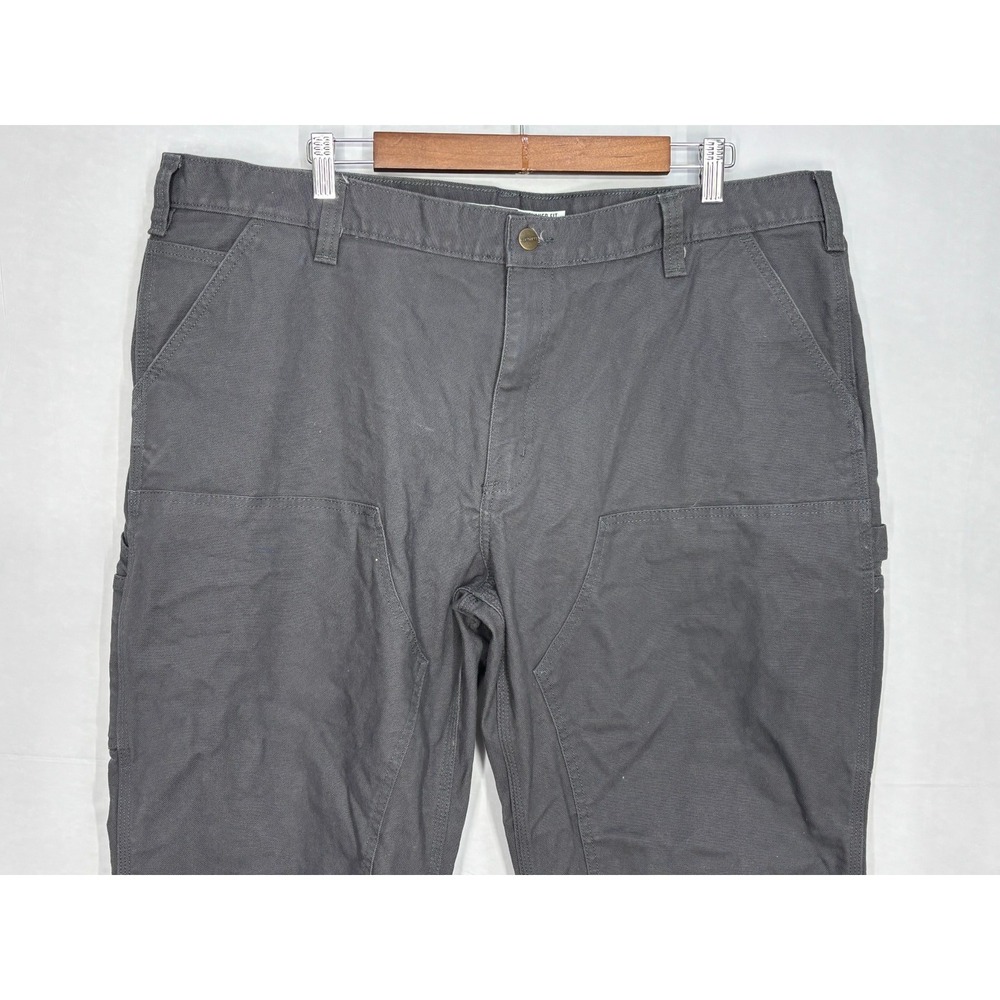 Carhartt Utility Pant Mens Black Rugged Flex Relaxed Fit Duck Double Knee 42x30